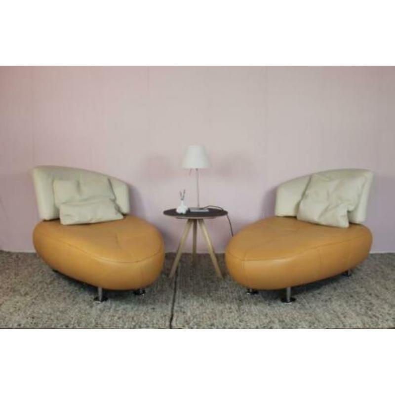 2 Leolux Kikko Chaise Longues , nette conditie