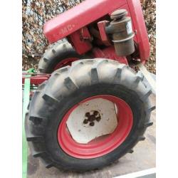 Mini tractor ferrari trekker oldtimer tuinfrees slanzi motor