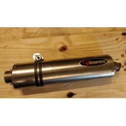 Originele titanium Akrapovic slip-on demper