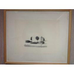Metten Koornstra litho, gesigneerd 1972
