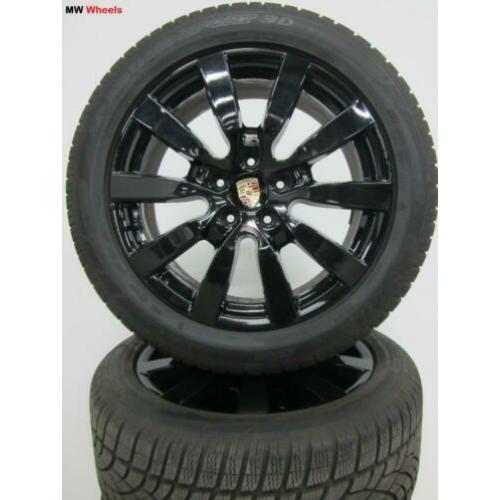 Originele Porsche 20 inch Cayenne velgen met winterbanden