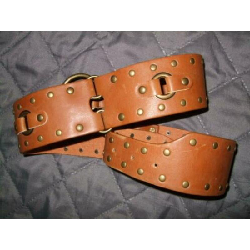 nieuwe bruine riem 110 cm x 6,5 cm
