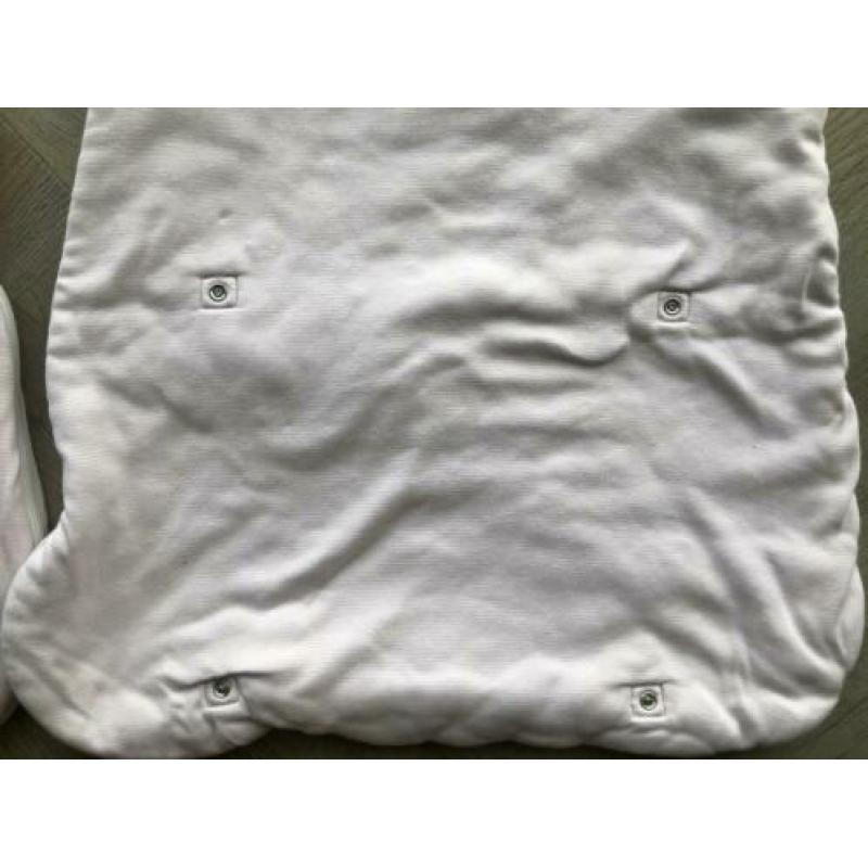 Petit Bateau slaapzak millerais strepen roze wit 80 cm 2x