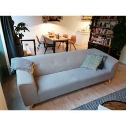 Mooie grijze 3-zits bank in Scandinavisch design