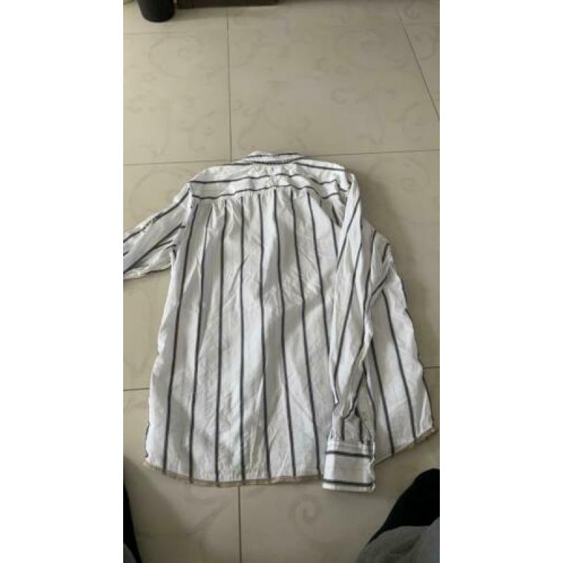 Tommy Hilfiger overhemd maat XL site met blauw streepje