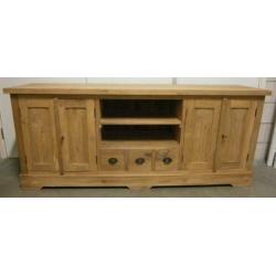 Teak TV Meubel - 4 deuren - 3 lades - 180 cm - TTM Wonen