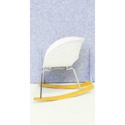 Vitra Tom Vac Design Schommelstoelen, Design Stoelen, Wit