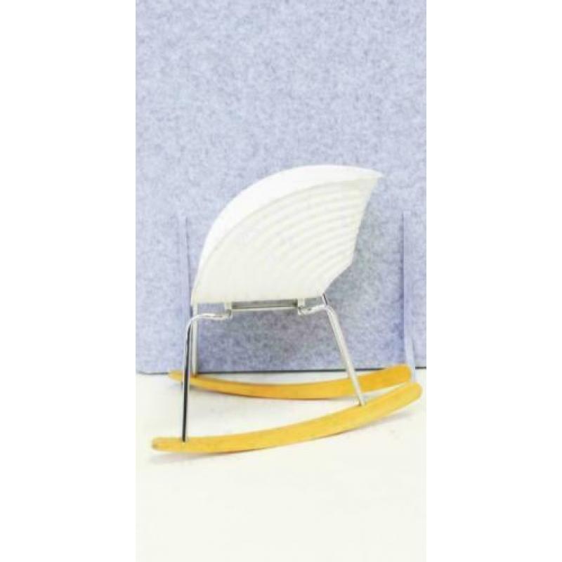 Vitra Tom Vac Design Schommelstoelen, Design Stoelen, Wit