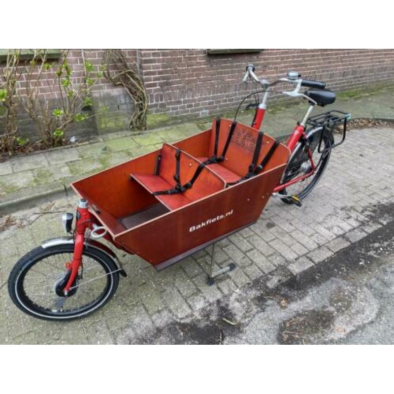 Bakfiets CargoBike long rood