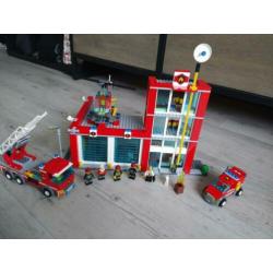 Lego city brandweerkazerne brandweer firestation 60004
