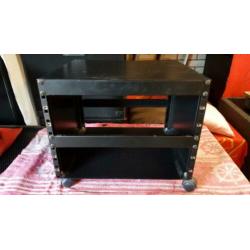 Metalen flight case tape rack