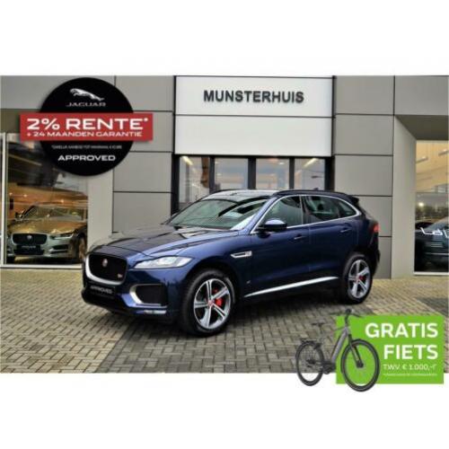 Jaguar F-Pace 3.0 V6D S 300pk AWD Aut. | Approved | Half led