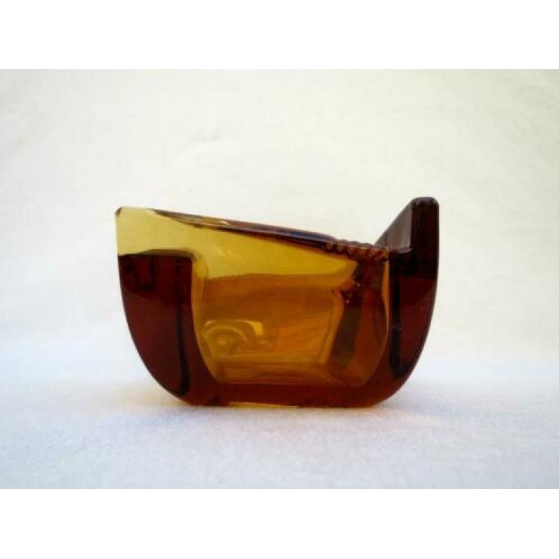 Boheems glas - art deco asbak