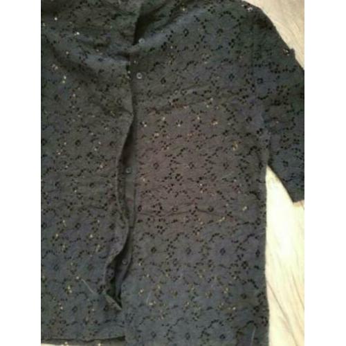 Yaya kanten zwarte top NIEUW maat 34-36