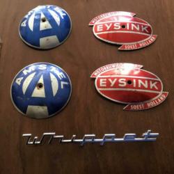 Amstel eysink honda gazelle solex whippet tank/zadel embleem
