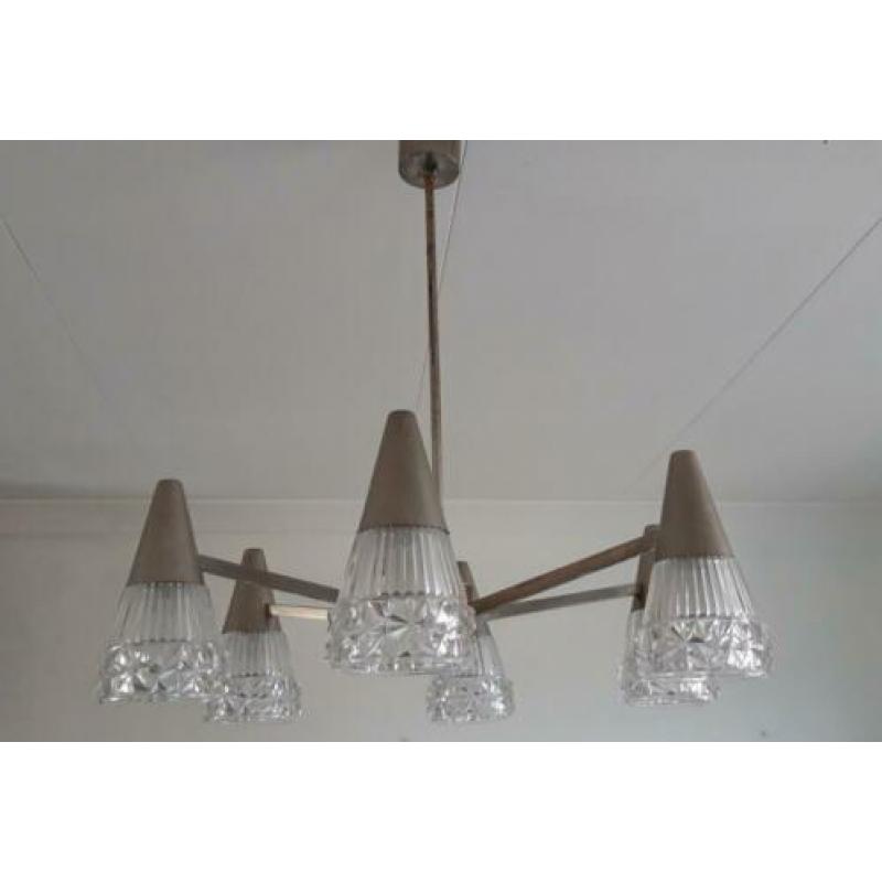 Mooie vintage hustadt leuchten hanglamp