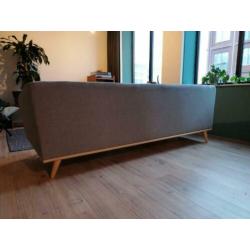 Mooie grijze 3-zits bank in Scandinavisch design