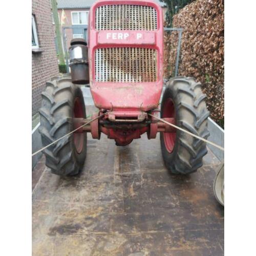 Mini tractor ferrari trekker oldtimer tuinfrees slanzi motor