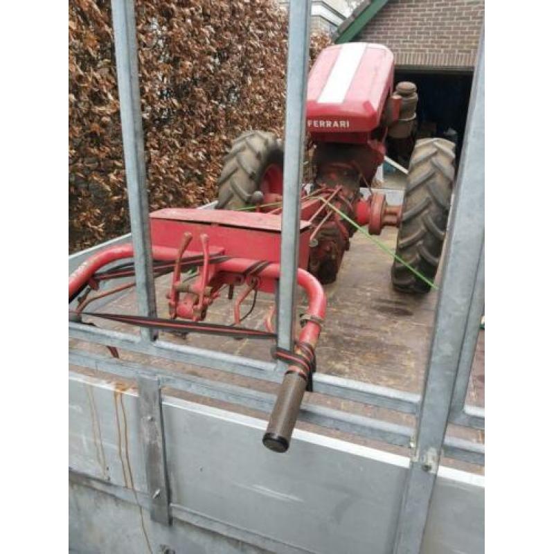 Mini tractor ferrari trekker oldtimer tuinfrees slanzi motor