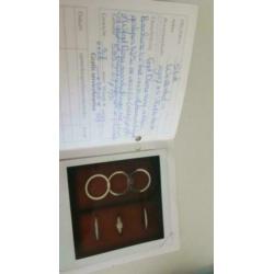 14 krt gouden diora ringen met briljanten