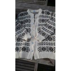 NOORS VEST Noorse trui 44 46 SNEALDAN wol/ st dale of norway