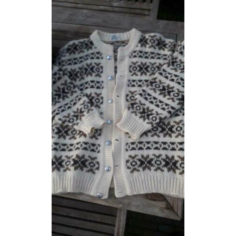 NOORS VEST Noorse trui 44 46 SNEALDAN wol/ st dale of norway