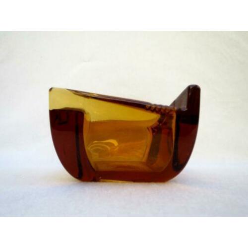 Boheems glas - art deco asbak