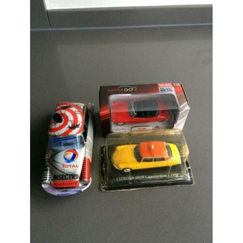 Kavel Citroen DS drie verschillende modellen perfect/MIB