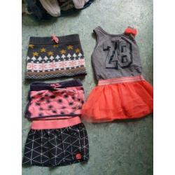 Pakket meisjes kleding maat 74/80