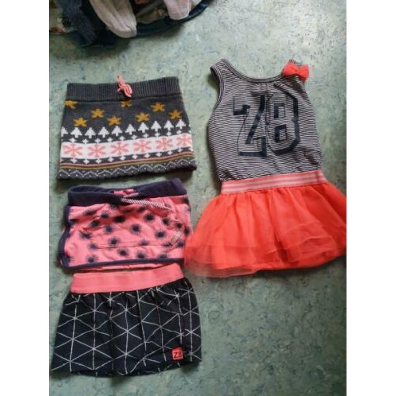 Pakket meisjes kleding maat 74/80