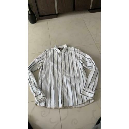 Tommy Hilfiger overhemd maat XL site met blauw streepje