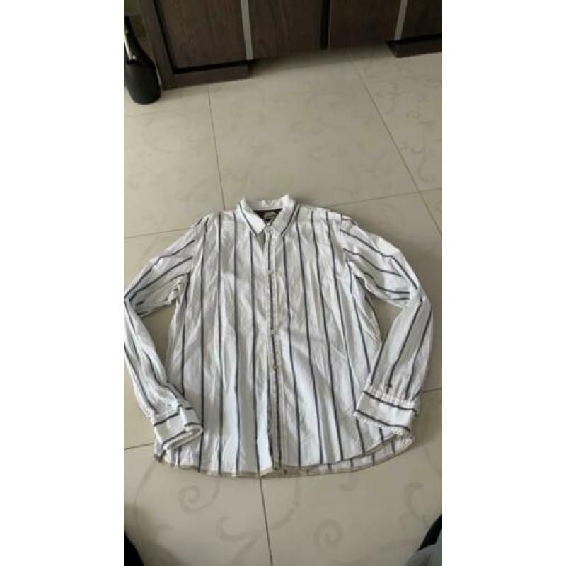 Tommy Hilfiger overhemd maat XL site met blauw streepje