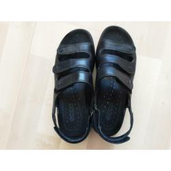 Zwarte ecco sandalen maat 38