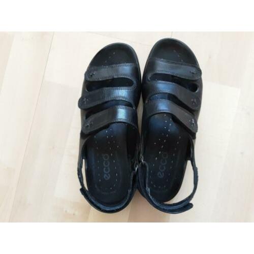 Zwarte ecco sandalen maat 38