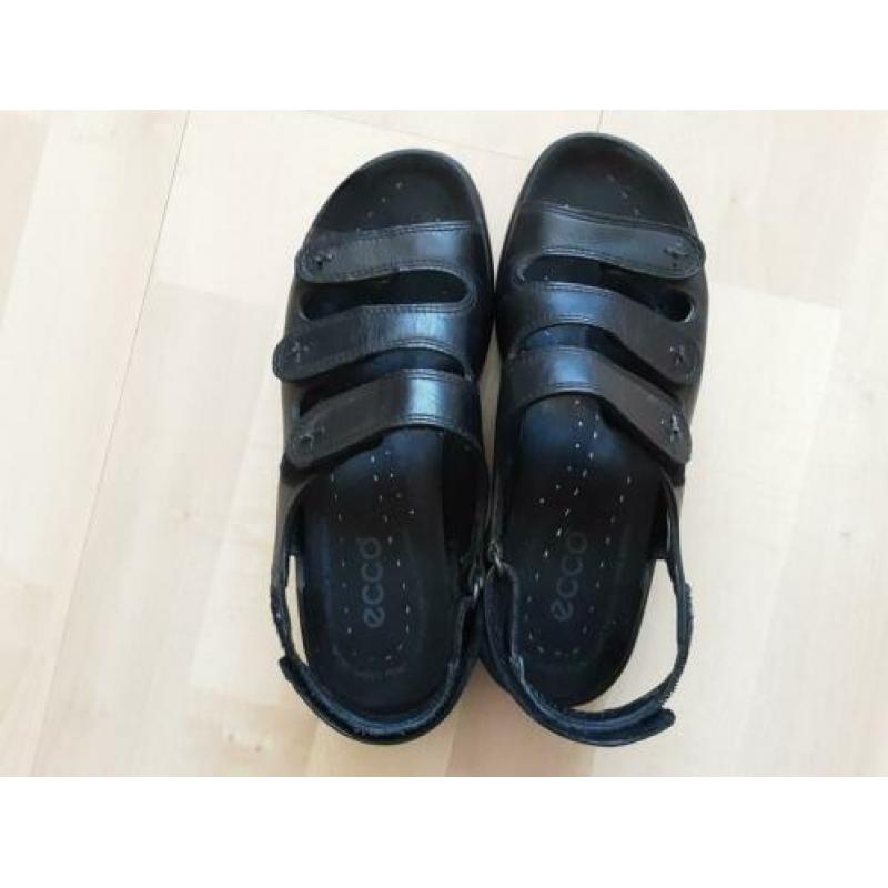 Zwarte ecco sandalen maat 38