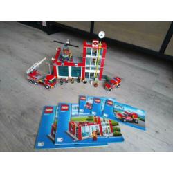 Lego city brandweerkazerne brandweer firestation 60004