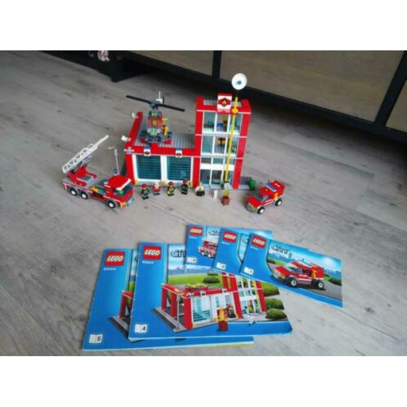 Lego city brandweerkazerne brandweer firestation 60004