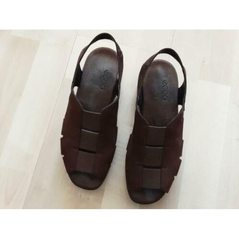 Zwarte ecco sandalen maat 38