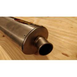 Originele titanium Akrapovic slip-on demper
