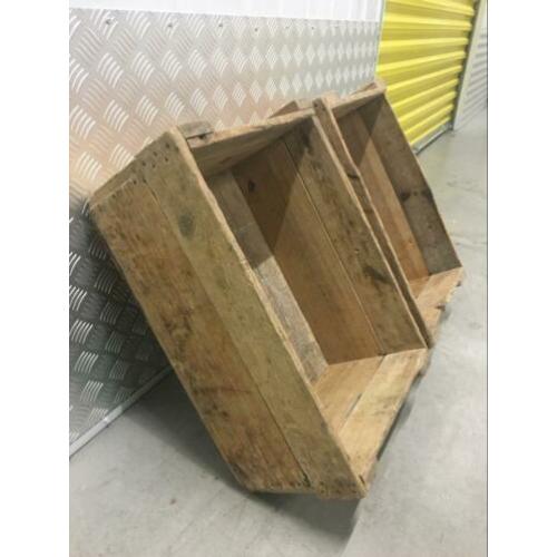 Originele houten zeepkisten (25 stuks)