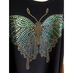 Gave MAGNA tuniek top glitter vlinder mt 54!