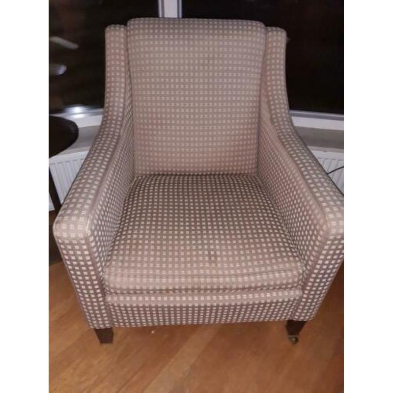 2 fauteuils van het merk Dirks. Degelijke kwaliteit stoelen.