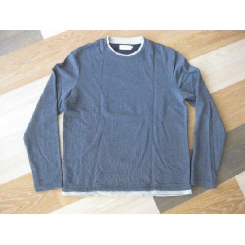 Blauw gemeleerde sweater van Your Turn, maat L
