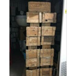 Originele houten zeepkisten (25 stuks)