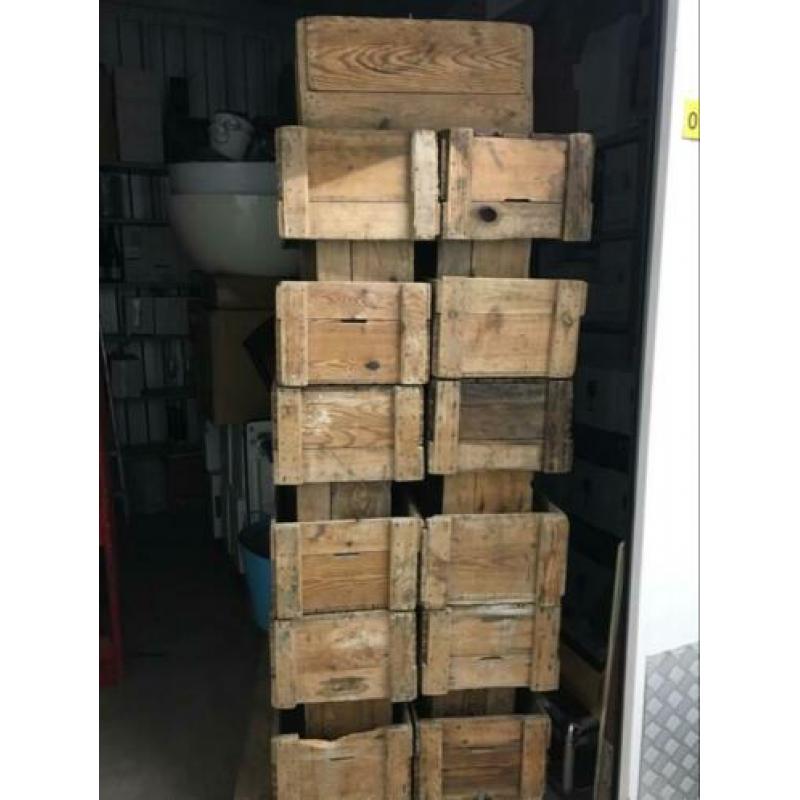 Originele houten zeepkisten (25 stuks)