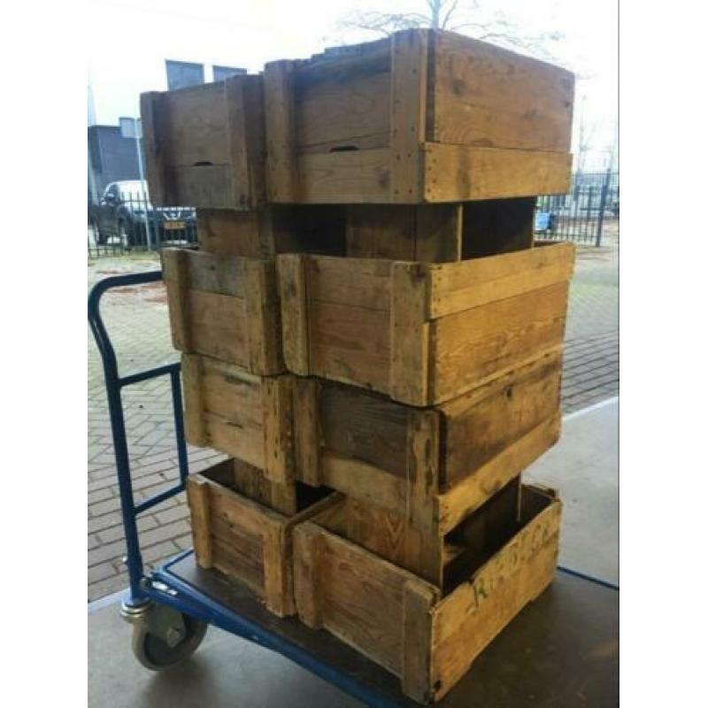 Originele houten zeepkisten (25 stuks)