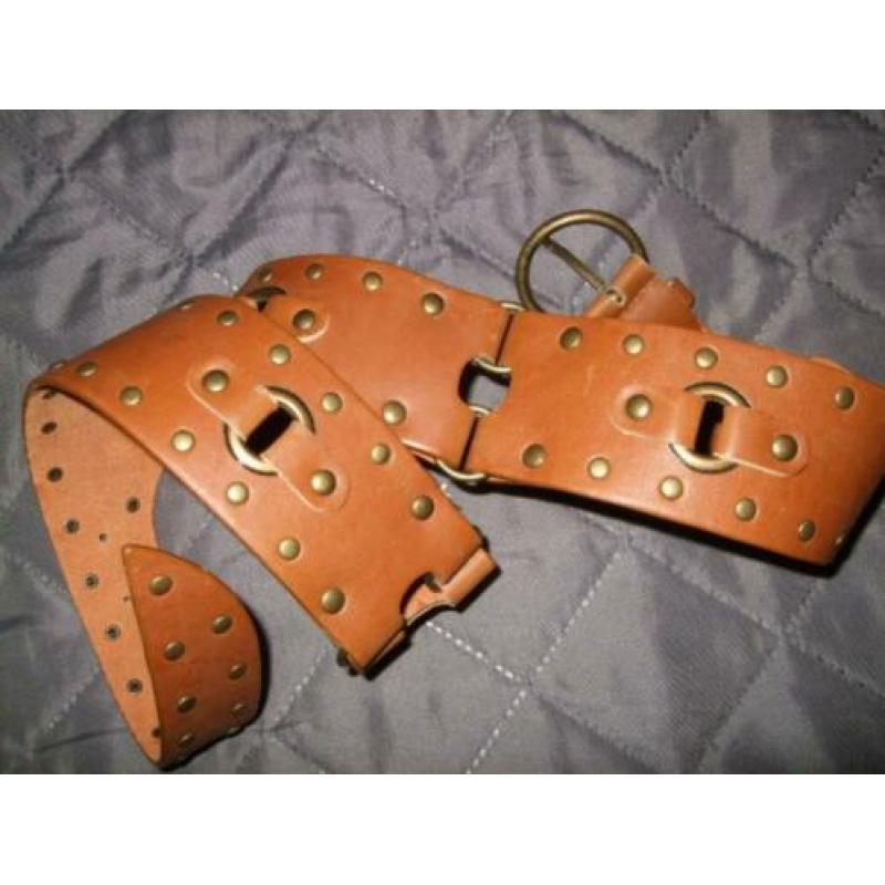 nieuwe bruine riem 110 cm x 6,5 cm