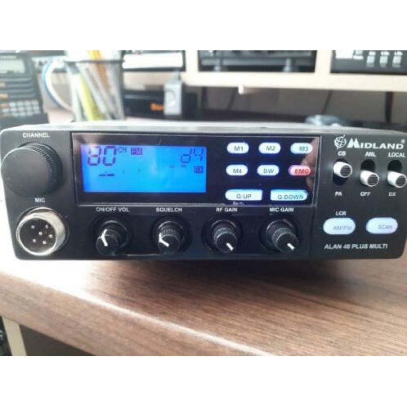 Miidland Alan 48 plus multi B. 80 fm.40 am. 27 mc bakje