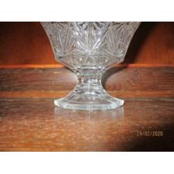 Bonbons schaal Kristal 15.5x13hoog