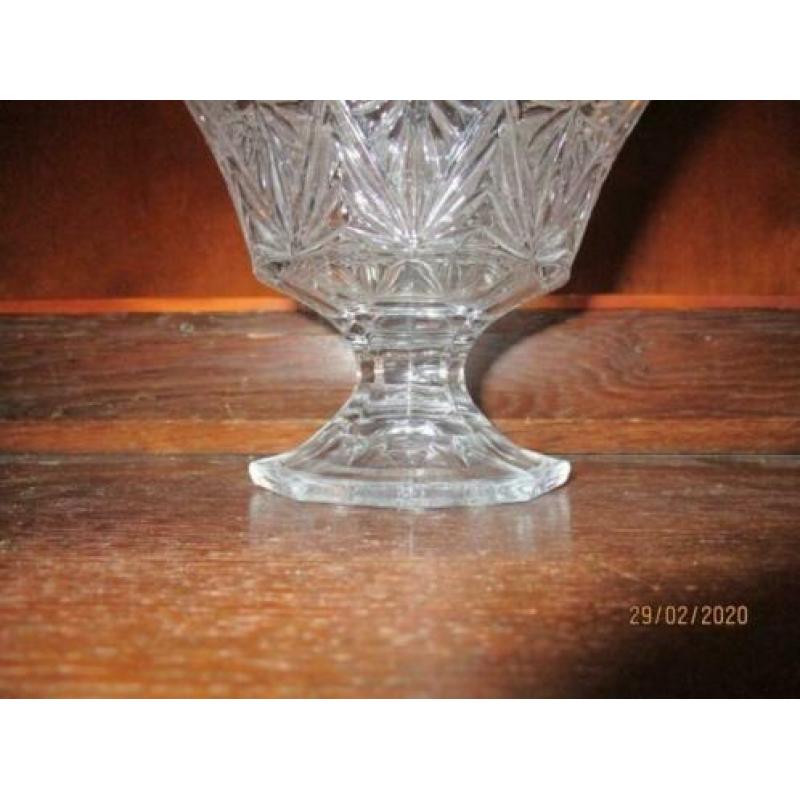 Bonbons schaal Kristal 15.5x13hoog